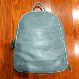 NWT Frye Genuine Leather Backpack Blue Melissa